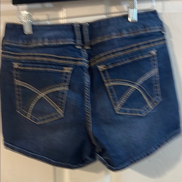 Wallflower Dark Blue Jean Shorts - Picture 4 of 7